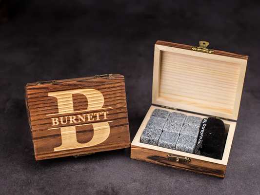 Personalized Whiskey Stone Set