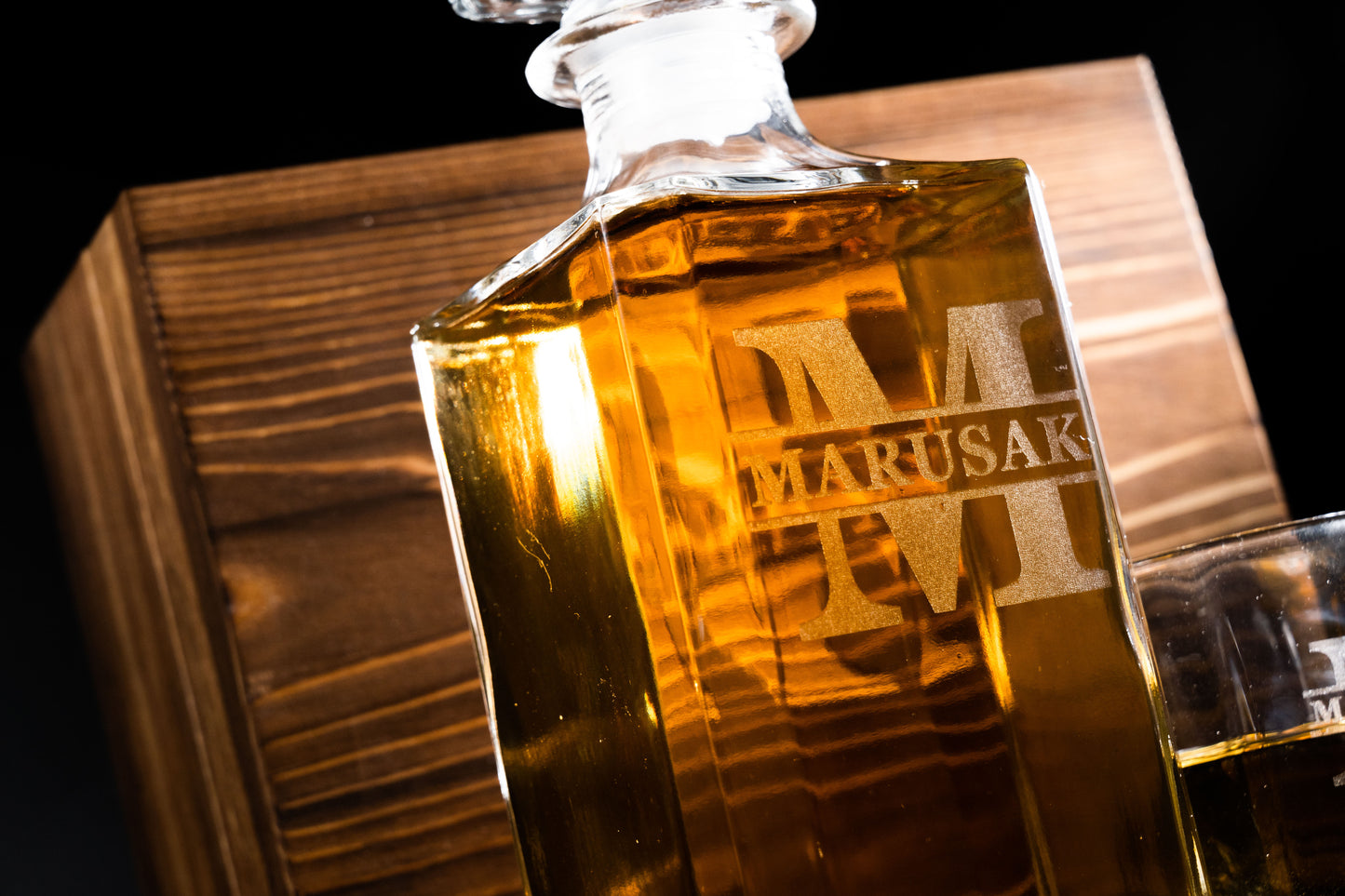 Personalized Whiskey Decanter Set - Bourbon Decanter