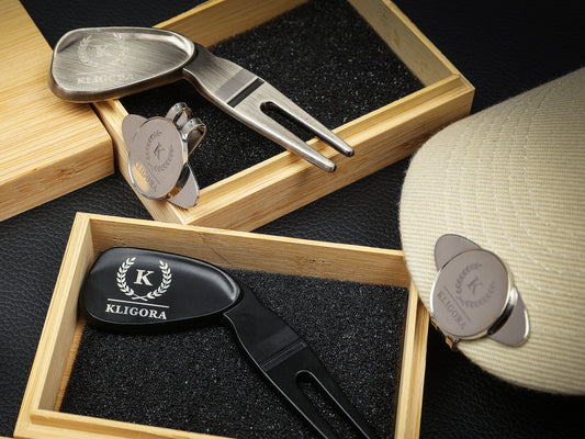 Personalized Golf Hat Clip with Divot Tool
