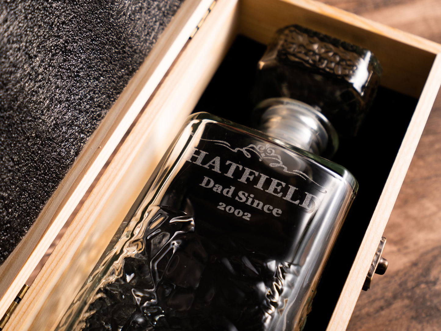 Personalized Whiskey Decanter Set - Modern