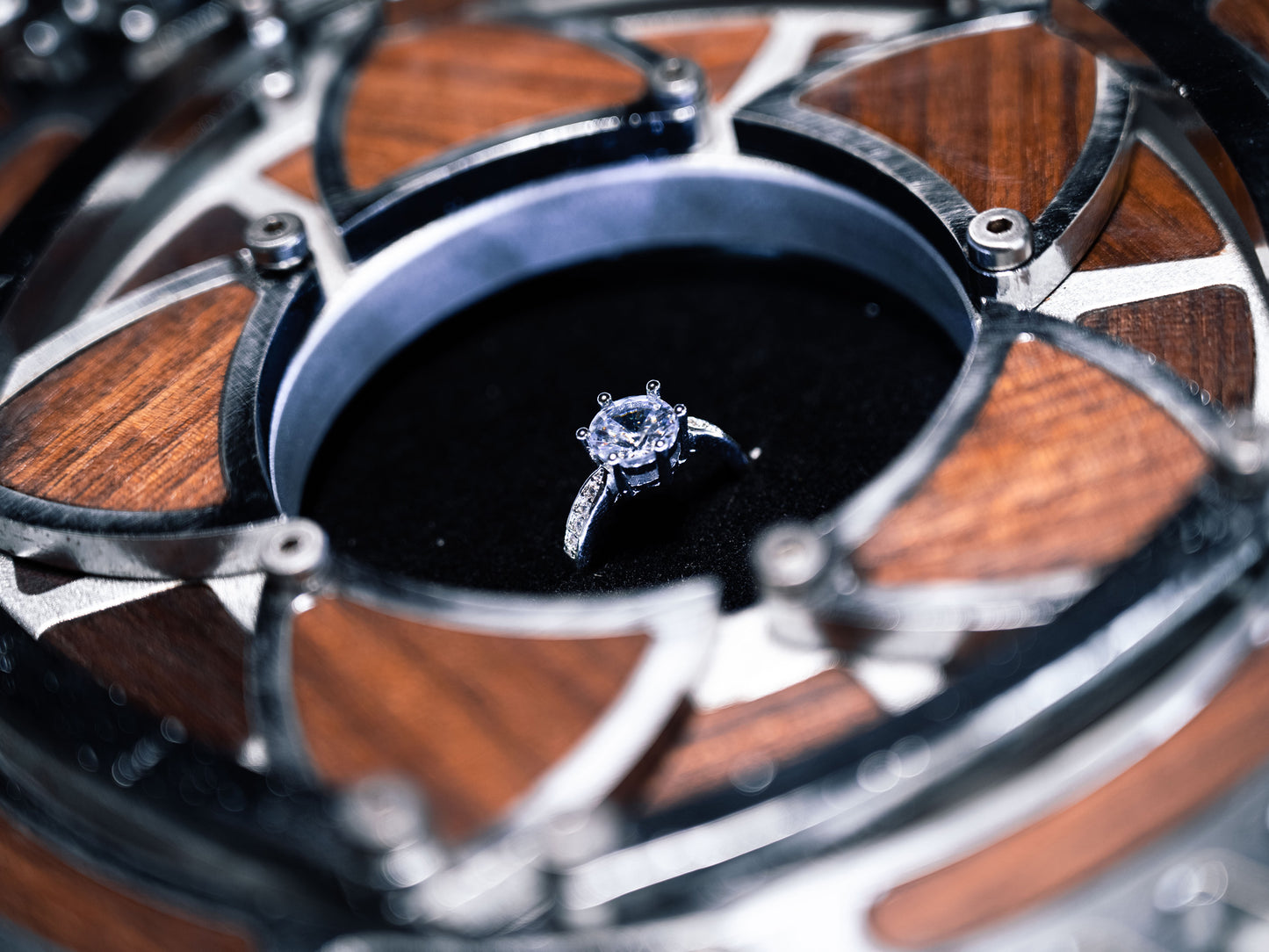 Personalized Engagement Ring Box - Premium