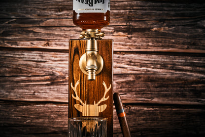 Premium Wooden Whiskey Dispenser – Customizable