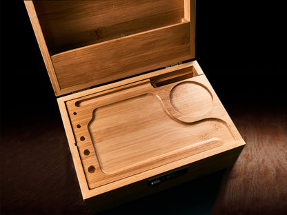 Personalized Bamboo Stash Box Set