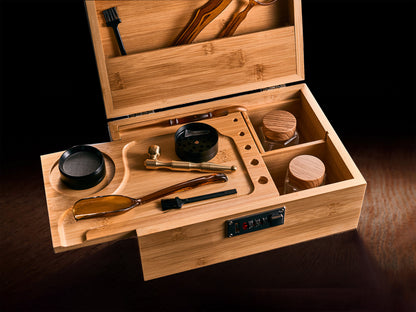 Personalized Bamboo Stash Box Set