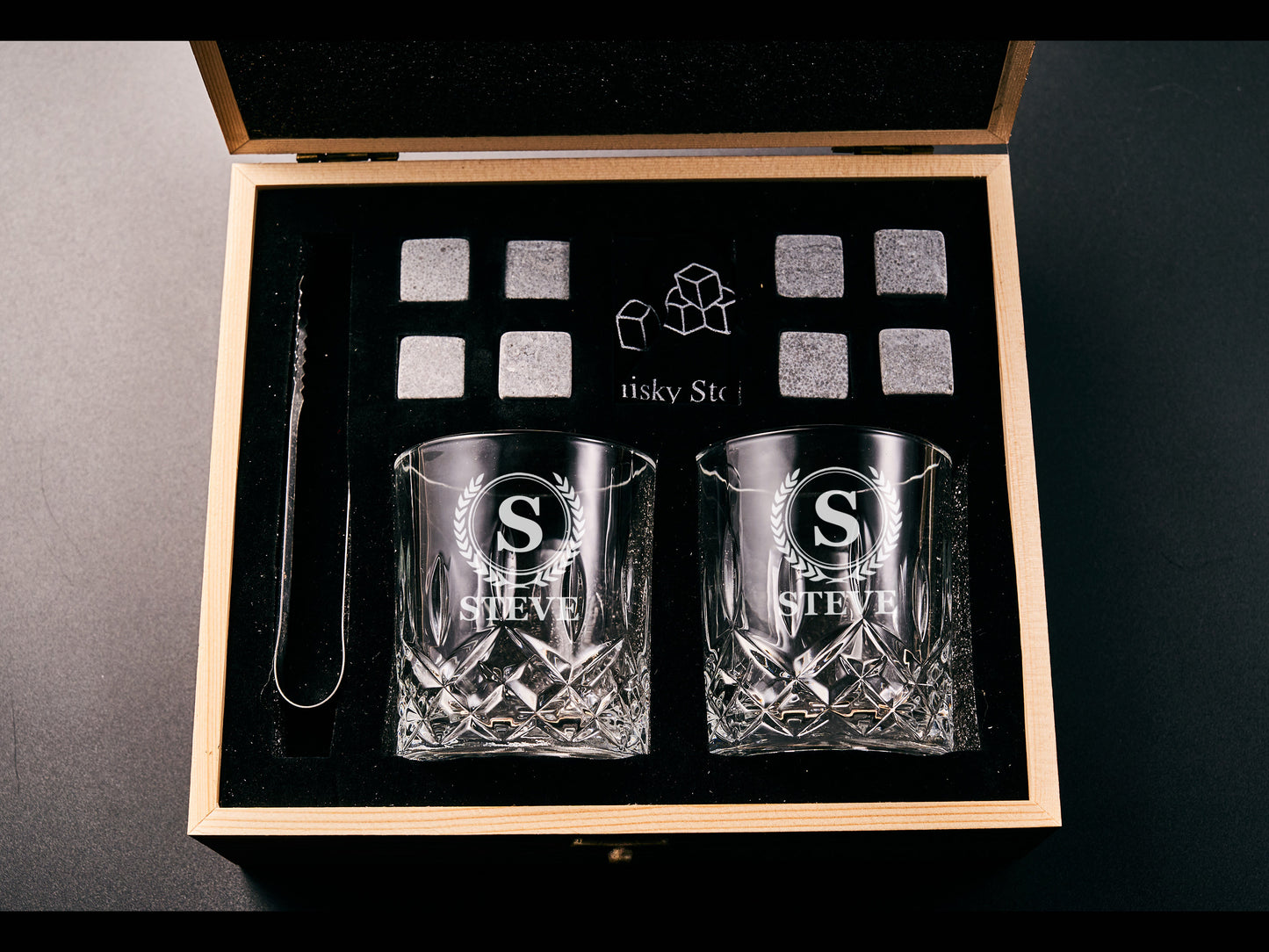 Personalized Whiskey Glass Set