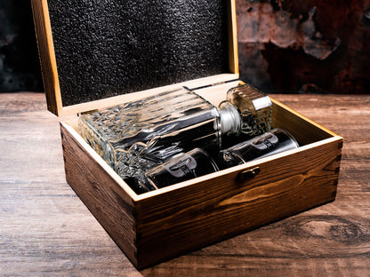 Personalized Whiskey Decanter Set - Classic
