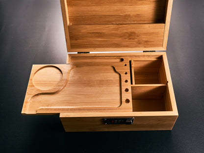 Personalized Bamboo Stash Box Set
