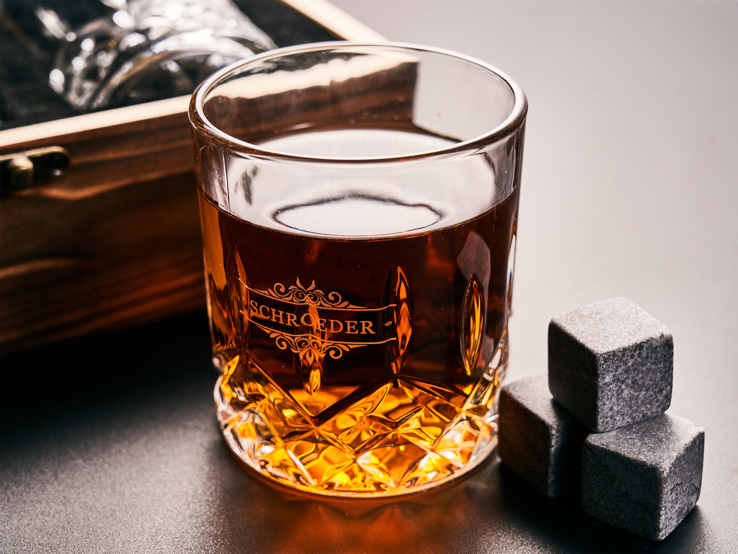 Personalized Whiskey Glass Set
