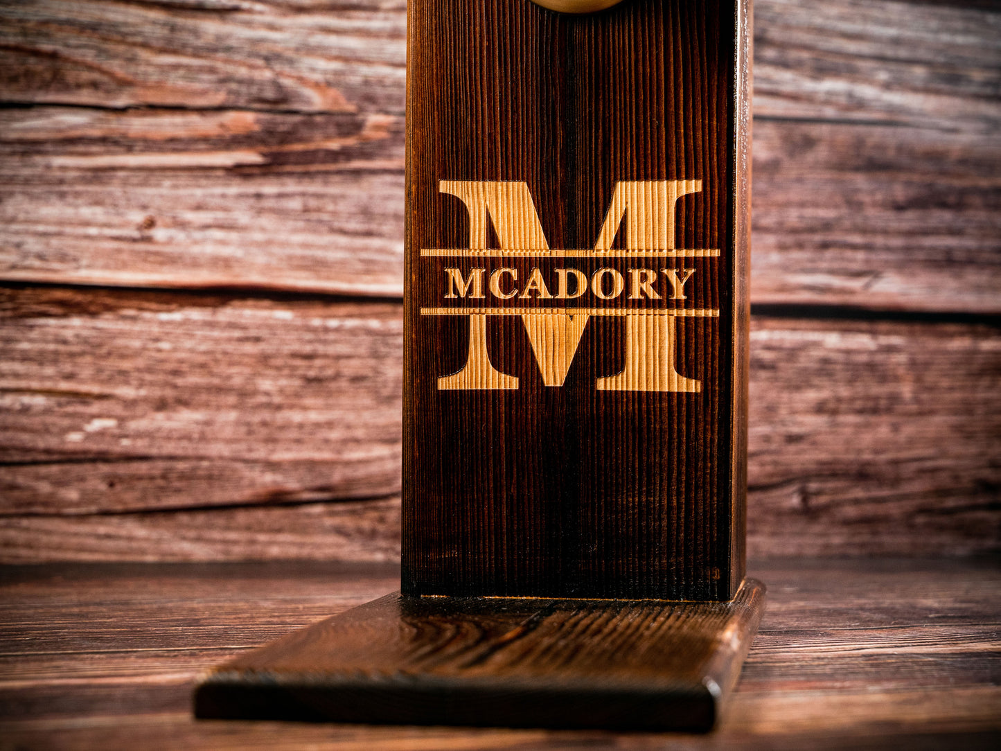 Premium Wooden Whiskey Dispenser – Customizable