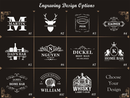 Premium Wooden Whiskey Dispenser – Customizable