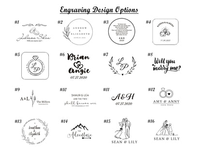 Personalized Engagement Ring Box - Premium